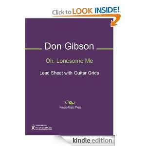 Oh, Lonesome Me Sheet Music Don Gibson  Kindle Store