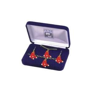   MLB Boston Red Sox Socks Jewelry Gift Set *SALE*