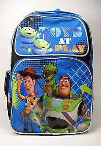NEW DISNEY TOY STORY 3 TOYS AT PLAY LARGE BLUE BACKPACK  