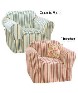 Seaside Stripe Slipcover (Chair)  
