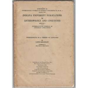  Prolegomena to a Theory of Language Supplement to 