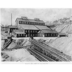  Silver mining Nevada Mill,run by electricity,c1890