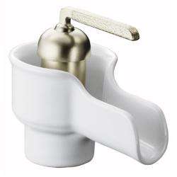   11000 0 White Bol Single Control Ceramic Faucet  Overstock