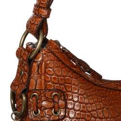 Jessica Simpson Rodeo Show Crocograin Handbag  