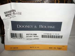 Dooney & Bourke Letter Carrier Crossbody Messenger Bag Brown T Moro $ 