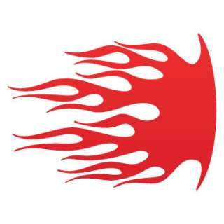 Decal Sticker Flames For Cars & Helmets KR553  
