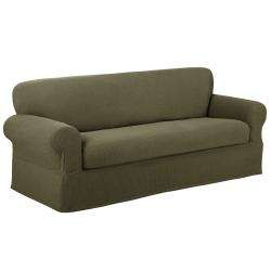 Reeves Textured 2 piece Sofa Slipcover  