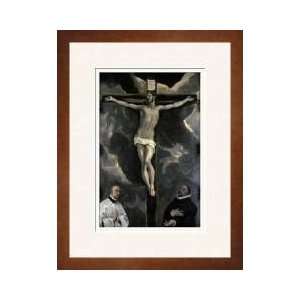  Christ On The Cross Adored By Two Donors Framed Giclee 