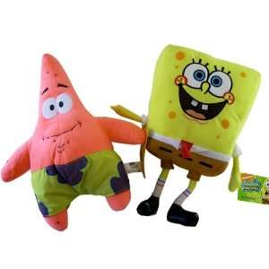   : Nick Jr Spongebob n Patrick Plush Doll 2pcs Set  13in: Toys & Games