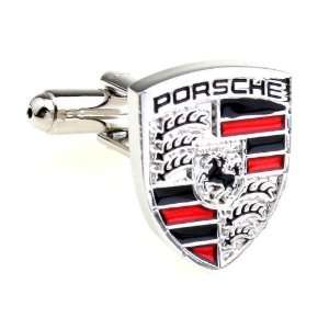 SILVER PLATED PORSCHE LOGO EXQUISITELY DESIGNED MENS POLISHED GIFT 