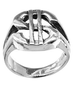 Sterling Silver Dollar Sign Ring  