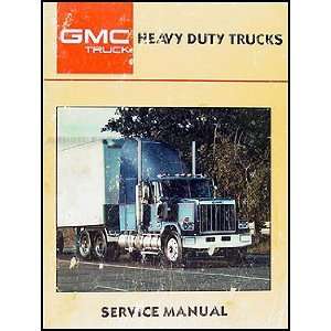 1987 1988 GMC Heavy Duty Truck Repair Shop Manual Original Astro 