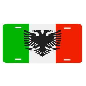  Arbereshe Albanian Italy Flag Vanity Auto License Plate 