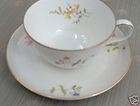 VINTAGE Rosenthal HELENA Cup & Saucer wht w/flowers EUC