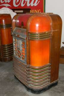 1939 Rockola Deluxe Light Up Jukebox DE 39 Model  