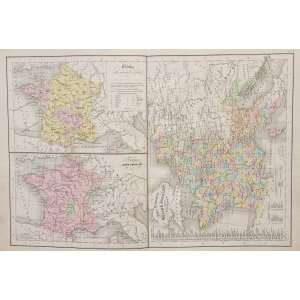  Delamarche Map of France (1858)