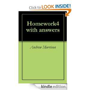 Homework4 with answers Andrew Morrison  Kindle Store