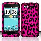 2D PINK LEOPARD Protector Hard Snap On Cover Case for HTC Merge 6325