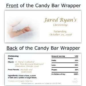 Christening Cross Candy Wrapper:  Kitchen & Dining