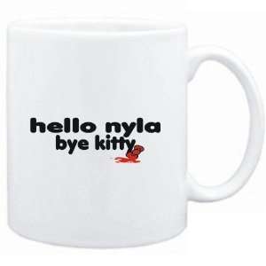   Mug White  Hello Nyla bye kitty  Female Names