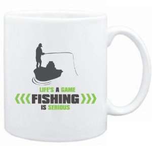  New  Lifes A Game . Fishing Is Serious  Mug Sports 