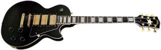 New Stellar Mercury 002 LTD LP Custom Black Beauty Guitar+Deluxe Case 