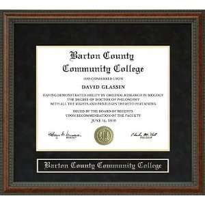 Barton County Community College Diploma Frame  Sports 