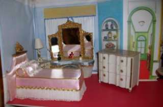 PETITE PRINCESS DOLLHOUSE FURNITURE W/ DOLLHOUSE BY IDEAL $$$ REVISED 