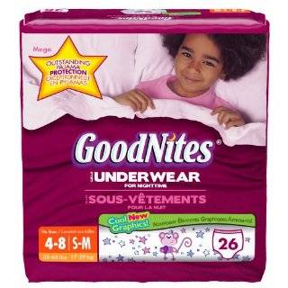 Goodnites Girls Underwear Small/Medium, Girl, 26 Count (Pack of 3)