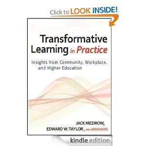 Transformative Learning in Practice Insights from Community 
