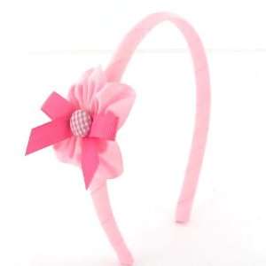   Flower with Ribbon Bow Headband/ Alice Band / Handmade (6207 2): Toys
