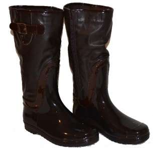 Womens Rain Boots in 3 Colors, Black, Gray, Brown, Fashionable, Snow 