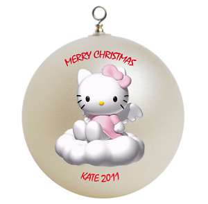 Personalized Hello Kitty Christmas Ornament Gift  