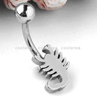 Colors Various Style Punk Stainless Steel Ball Belly Navel Ring Body 