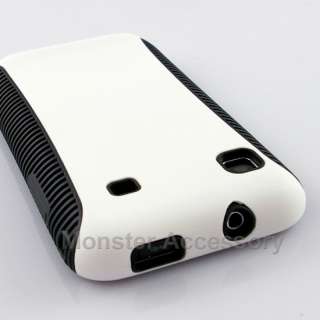 White Softgrip Hard Case Cover For Samsung Galaxy S 4G  