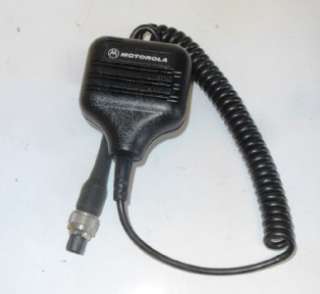   NTN4849A Handheld Microphone for Two Way Radio Mic Clip Speaker Used