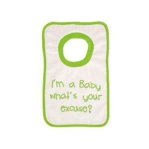  Koala Baby Im A Baby Whats Your Excuse? Pullover Crew Bib Baby