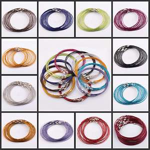    Magnetic Wire Cable 1MM Steel Chain Stainless Charms Cords Necklace