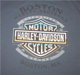 Boston Harley Davidson Motor Cycles T Shirt Extra Large  