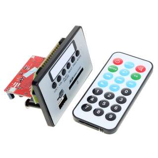 LCD Car Digital Audio MP3 Player Module FM Radio Remote Control 