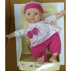    Cititoys True To Life My Cudddly Baby Doll   Pink Toys & Games
