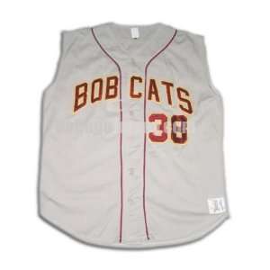 Gray No. 38 Game Used Texas State Baseball Jersey (SIZE 44)  