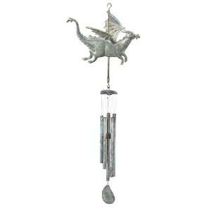  Good Directions 8837WV1 Dragon Copper Wind Chime with Blue 