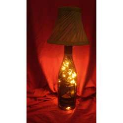 Pink Elephant Aquinas Napa Valley Lighted Wine Bottle Lamp   