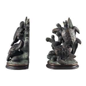    Swimming Turtle Solemant Bookends 93 10077/S2