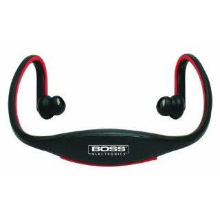 Boss Electronics 2183 Black with Red Sports  Headset