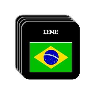 Brazil   LEME Set of 4 Mini Mousepad Coasters