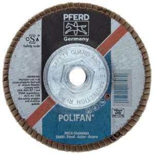  PFERD Polifan SG Abrasive Flap Disc, Type 29, Round Hole 