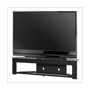  Tech Craft MD73 LCD/Plasma Glass TV Stand in Black Finish 