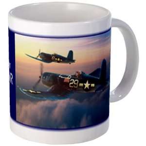 Chance Vought F4U Corsair Military Mug by CafePress:  